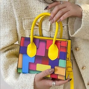 🚫SOLD🚫 Colorblock Square Crossbody Bag